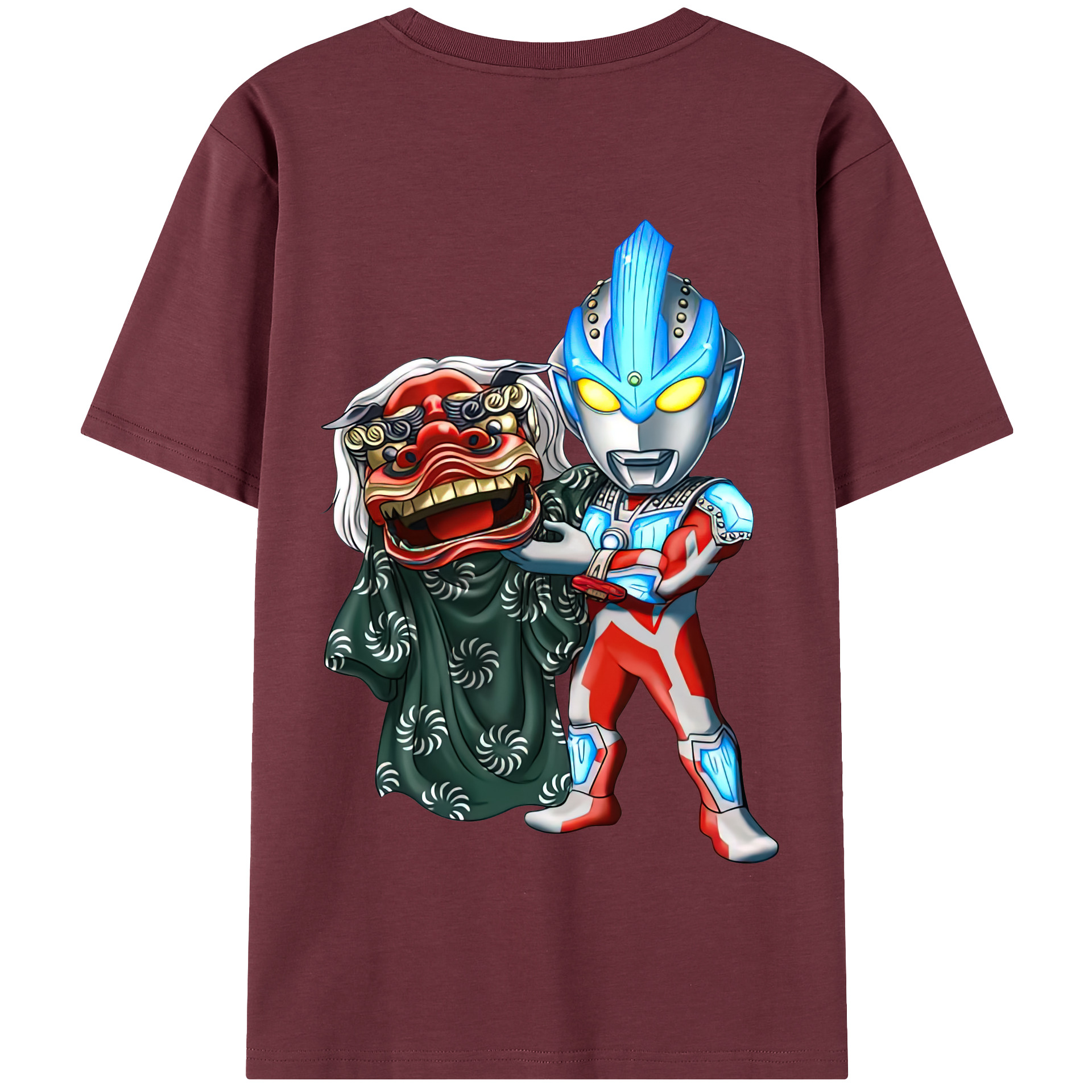 （画像用） ウルトラマン Ultraman 綿100％半袖Tシャツ（背面プリント）